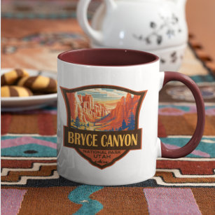 Mug Bryce Canyon National Park Travel Art Vintage