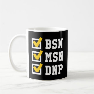 Mug Bsn Msn Dnp Doctorat Liste De Vérification Diplôme
