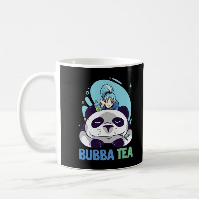 Mug Bubba Tea - Animaux d'anime - Pandas Esthétique Ja (Gauche)