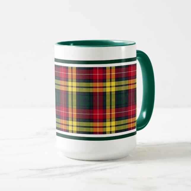 Mug Buchanan Clan Tartan (Devant droit)