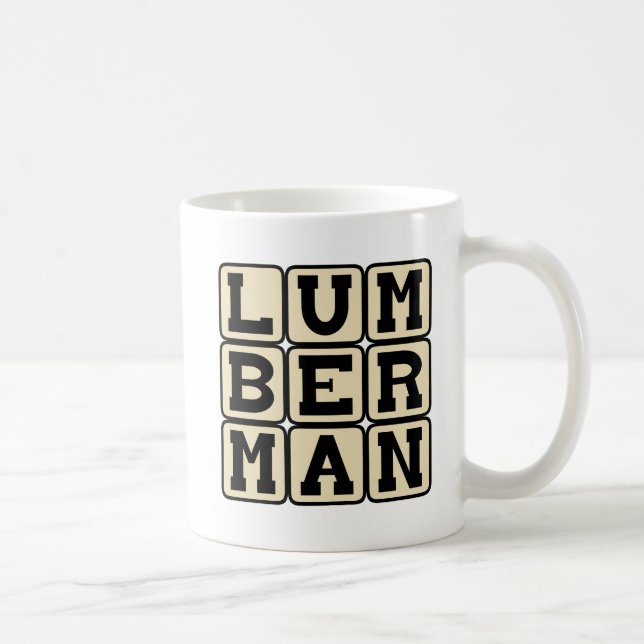 Mug Bûcheron, Coupeur de bois (Droite)