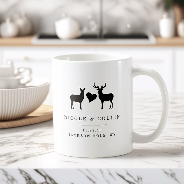 Mug Buck and Doe Wedding Favor (Créateur téléchargé)