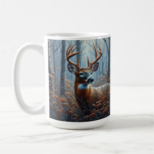 Mug Buck blanc en forêt