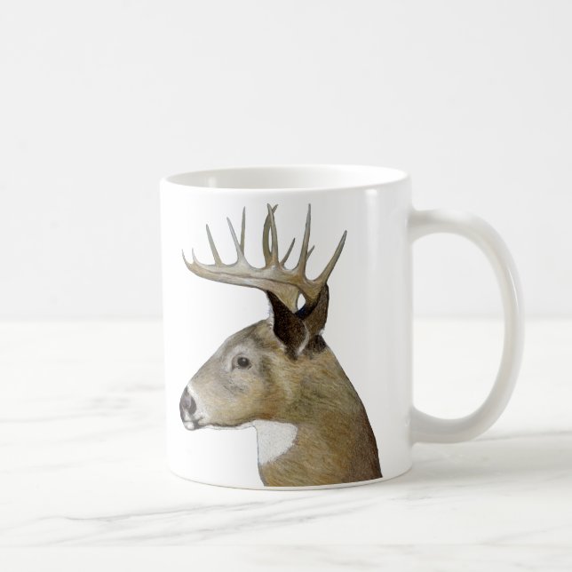 Mug Buck de queue blanche (Droite)