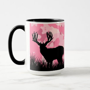 Mug Buck Deer, un colosse rose