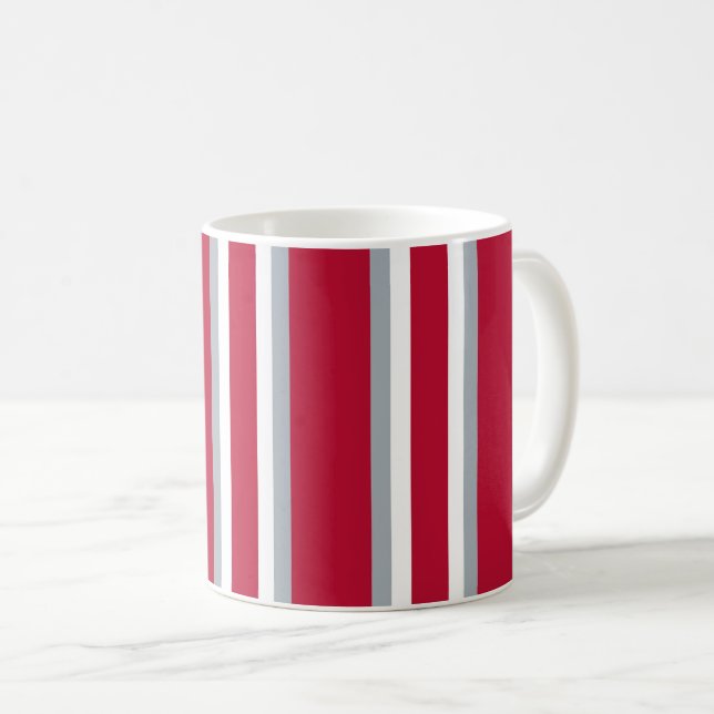 Mug Buckeye rayé polo (Devant droit)