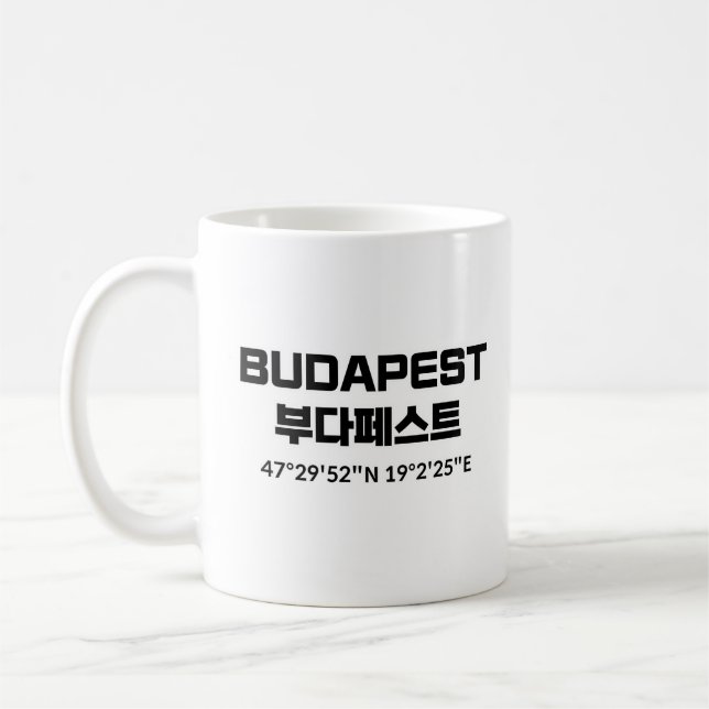 Mug Budapest (Gauche)