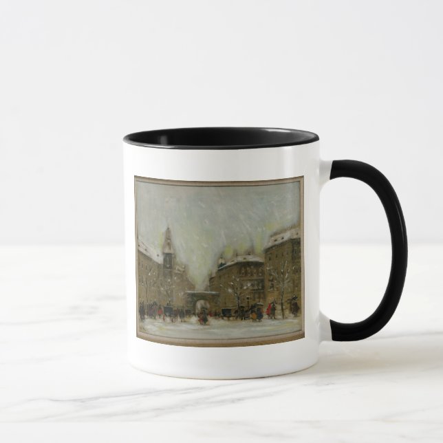 Mug Budapest dans la neige (Droite)