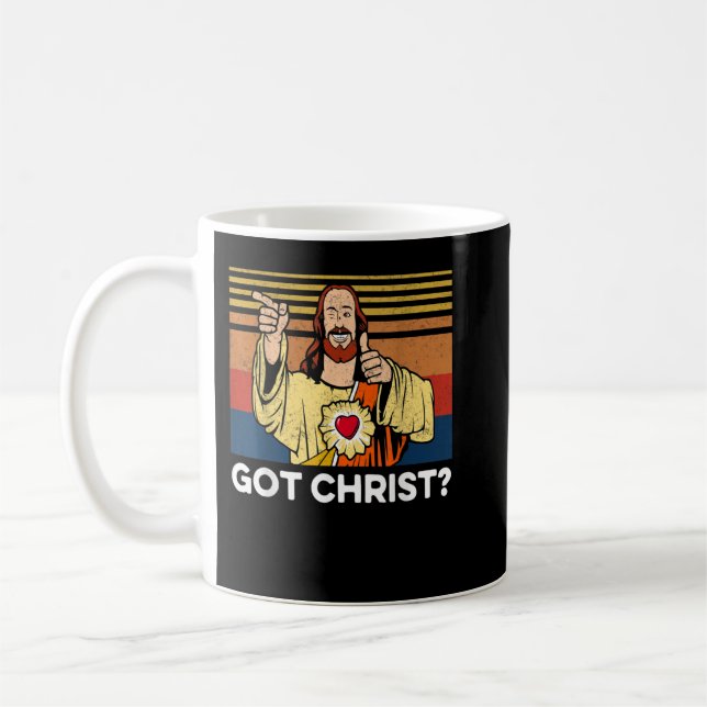 Mug Buddy Christ Cool de Noël Jésus Christ Religieux C (Gauche)