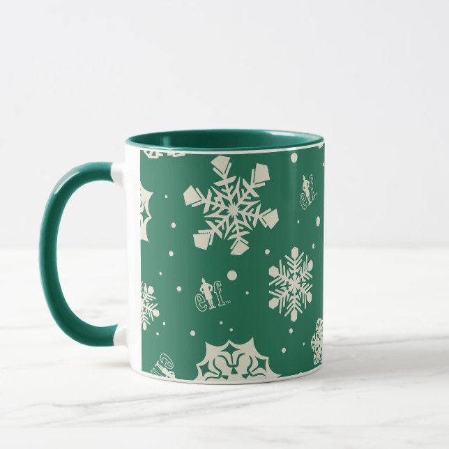 Mug Buddy le Motif Elf Snowflake (Gauche)