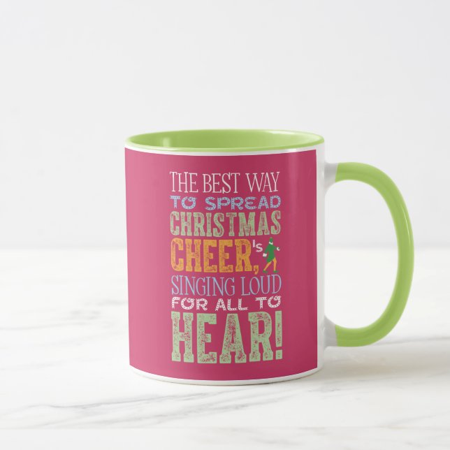 Mug Buddy l'Elf | Citation de bonne humeur de Noël (Droite)