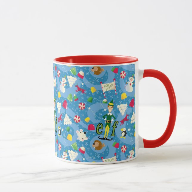 Mug Buddy the Elf Cartoon Pattern (Droite)