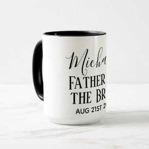 Mug BUDGET Bestman Groomsmen Cadeaux Noir Blanc
