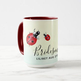 Mug BUDGET Bridesmaid Fête des filles cadeaux LADYBUGS