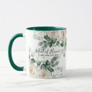 Mug BUDGET Bridesmaid Fête des filles cadeaux White RO