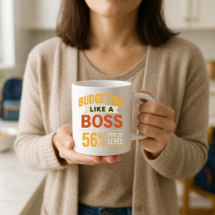 Mug Budgétisation comme un patron drôle de niveau de s