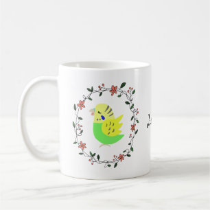 Mug Budgie Budgerigar Parakeet Parrot Animal de compag