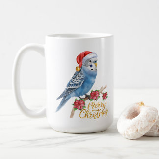 Mug Budgie Christmas