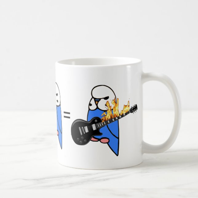Mug Budgie fait des maths (Droite)