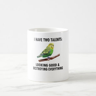 Mug Budgie Owner Budgie Lover Parakeet Bird Budgerigar