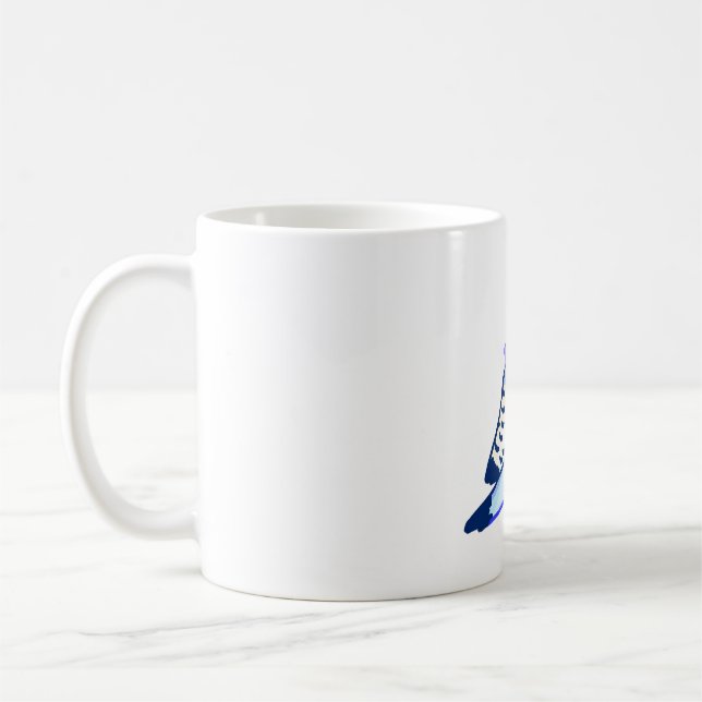 Mug Budgie perrot Délice � Cute Animal Art (Gauche)