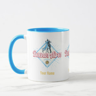 Mug Buenos Aires Ville Argentine Retro Tango Vintage