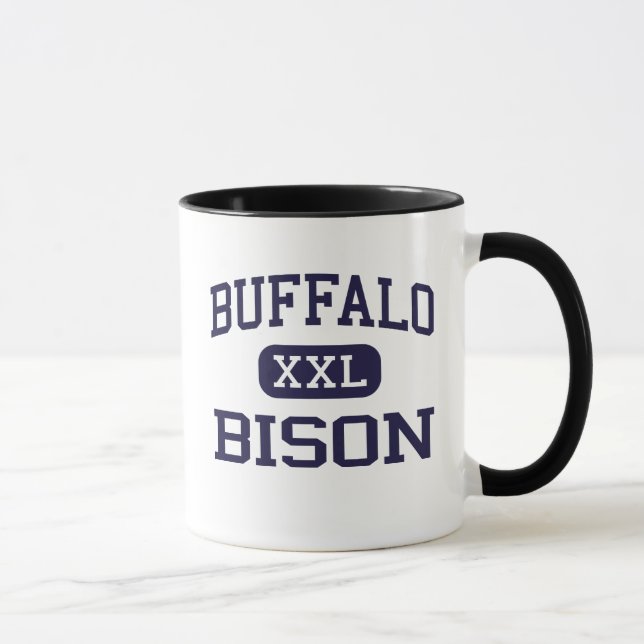 Mug Buffalo - bison - haut - Buffalo la Virginie (Droite)