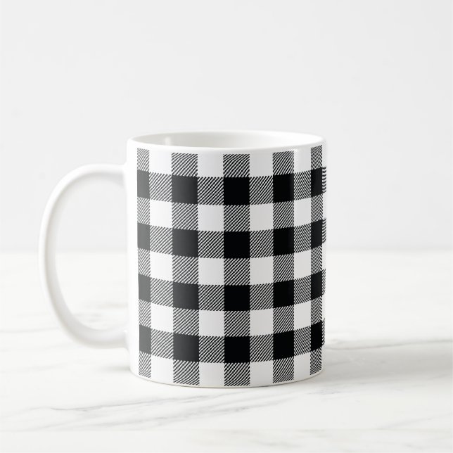 Mug Buffalo Check Motif Black Check (Gauche)