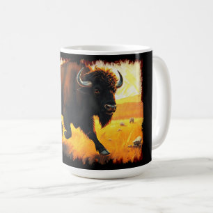 Mug Buffalo des plaines - Exploitation d'oeuvres d'art