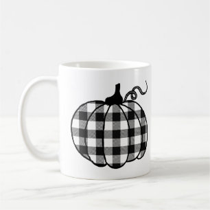 Mug Buffalo Plaid Citrouille Automne Automne Mignons D