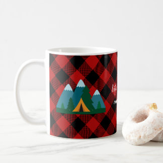 Mug Buffalo Plaid Life is Better Camping
