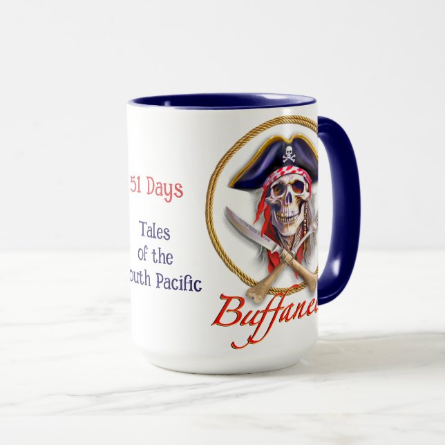 Mug Buffaneers 51 Days Tales of the South Pacific (Devant droit)