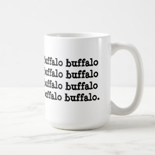 Mug Buffle de buffle de buffle de Buffalo de buffle de
