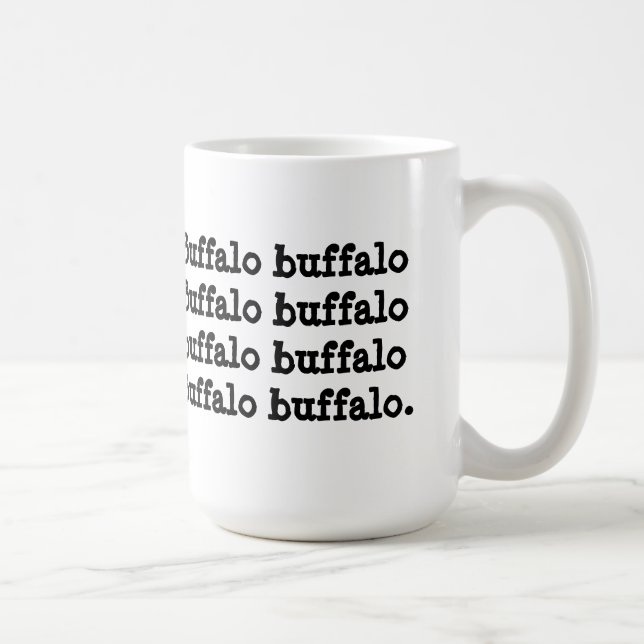 Mug Buffle de buffle de buffle de Buffalo de buffle de (Droite)