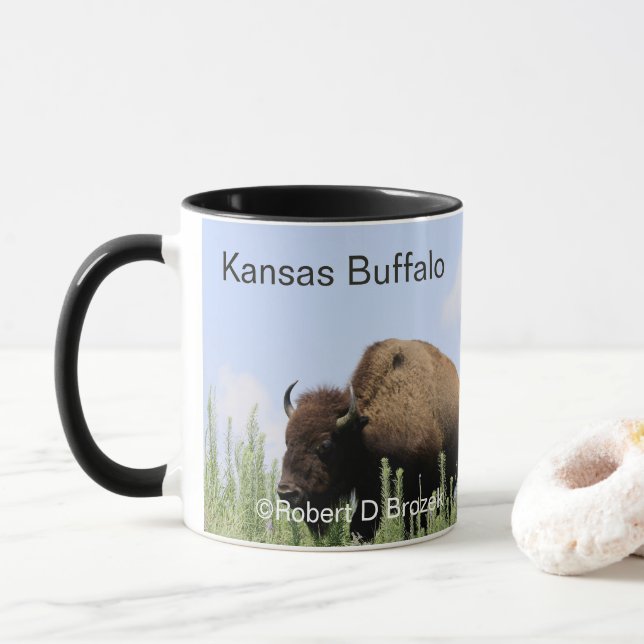 Mug Buffle du Kansas  (Avec donut)