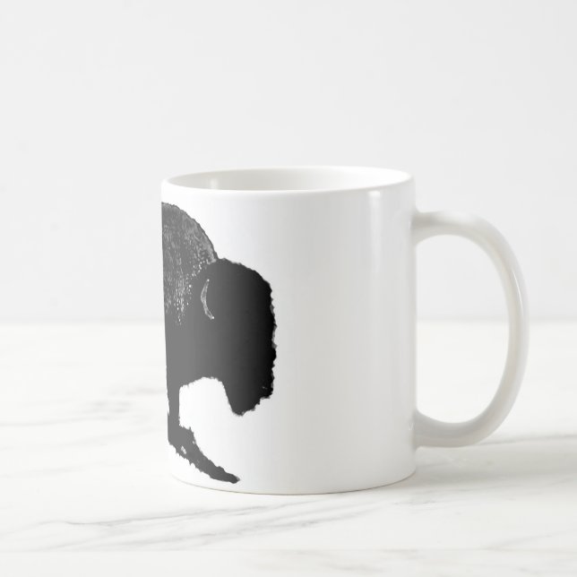 Mug Buffle noir et blanc (Droite)