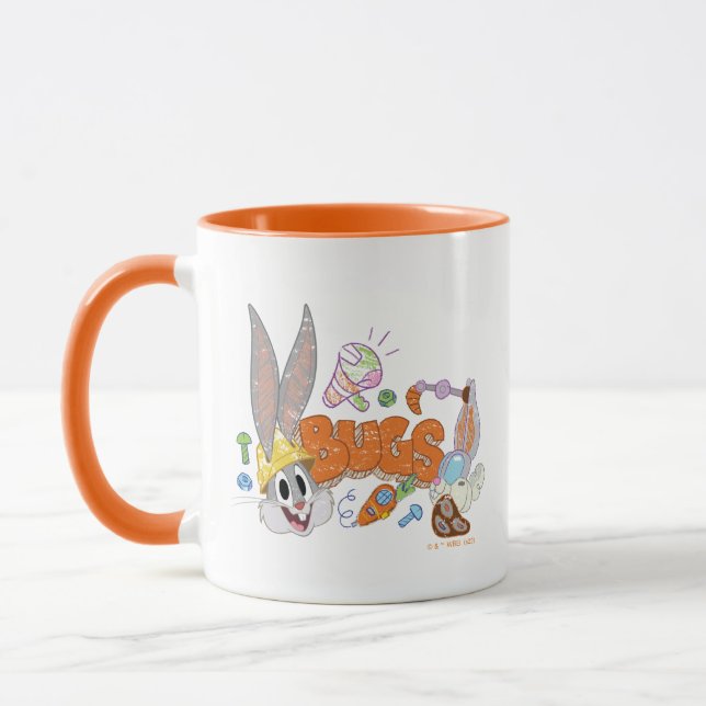 Mug BUGS BUNNY BUILDERS™| BUGS BUNNY™ Sketch Art (Gauche)