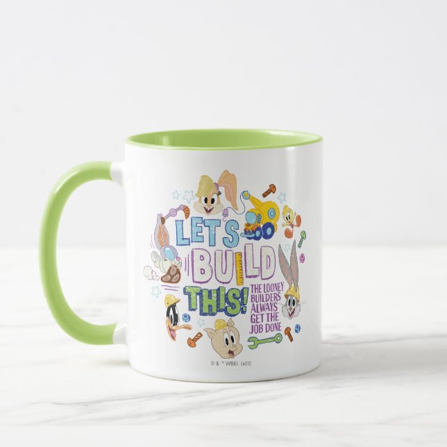 Mug BUGS BUNNY BUILDERS™| Croquis "Construisons cela" (Gauche)