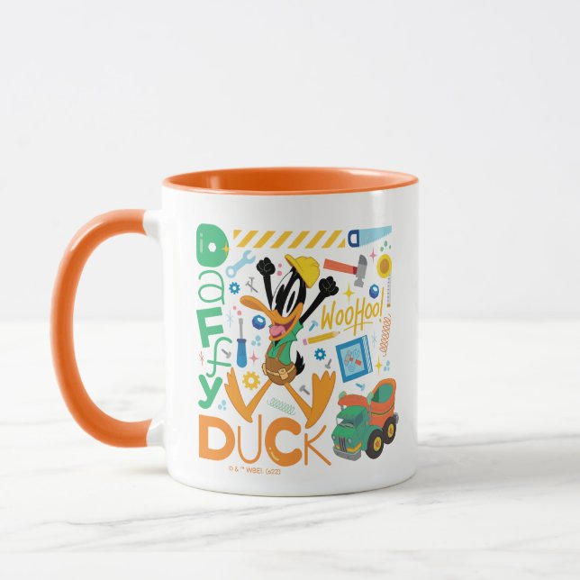 Mug BUGS BUNNY BUILDERS™| DAFFY DUCK™ Outils de travai (Gauche)