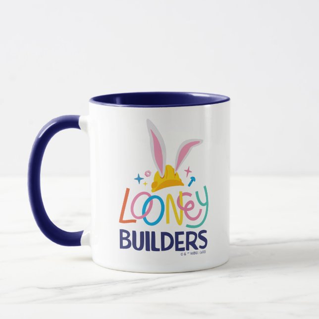 Mug BUGS BUNNY BUILDERS™| Logo empilé Casque de Chanti (Gauche)