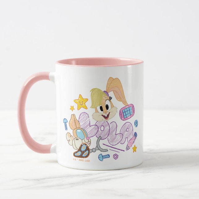 Mug BUGS BUNNY BUILDERS™| Lola Sketch Art (Gauche)