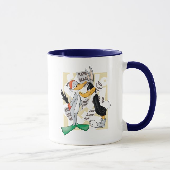 Mug BUGS BUNNY™ & DAFFY DUCK™ Prêts pour la Saison de  (Droite)