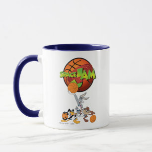 Mug BUGS BUNNY™, DAFFY DUCK™, & TAZ™ SPACE JAM™ logo