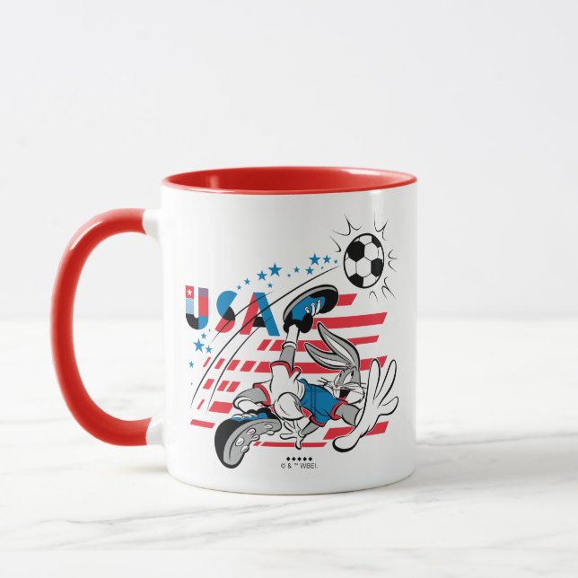 Mug BUGS BUNNY™ Team USA Soccer Graphic (Gauche)