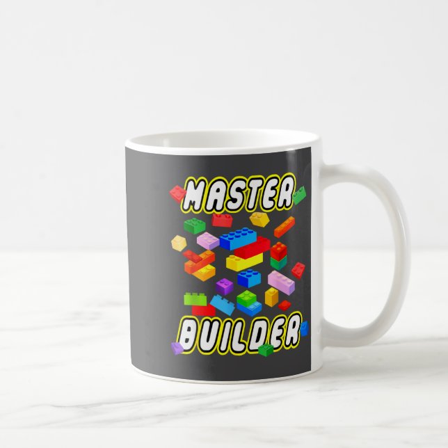 Mug Building Bricks Master Builder Construction Block  (Droite)