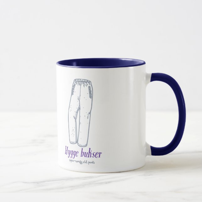 Mug Bukser de Hygge : Célébrez le vieux pantalon (Droite)