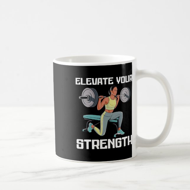 Mug Bulgarian Squat Exercise Bodybuilding Fitness Work (Droite)