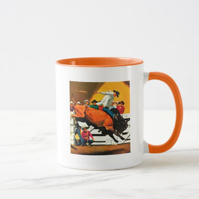 Mug Bull Riding par Fred Ludekens (Droite)