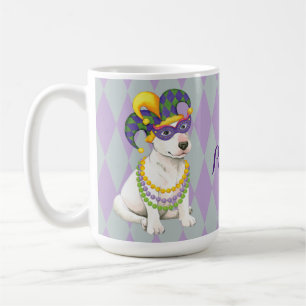 Mug Bull-terrier de mardi gras