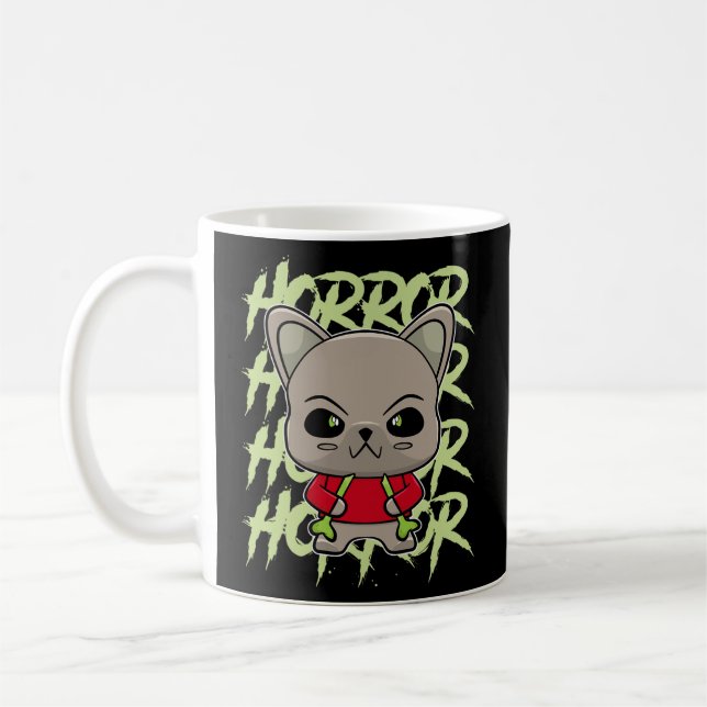 Mug Bulldog Anime Chien Horreur Occulte (Gauche)